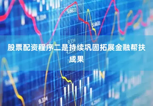 股票配资程序二是持续巩固拓展金融帮扶成果